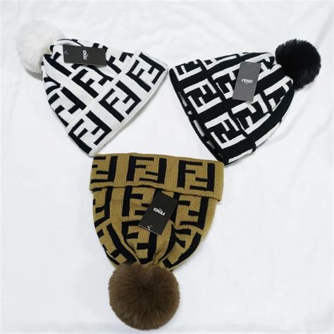 fendi beanie pom pom